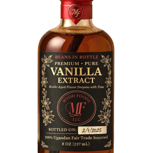 Mood Foods Vanilla Extract Bottle 8oz